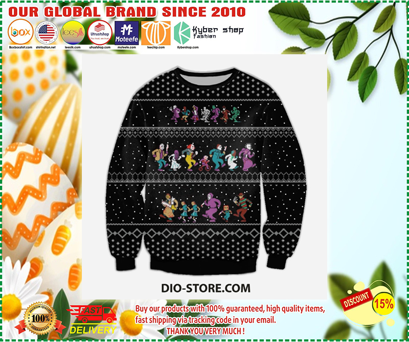 THE HORROR CHRISTMAS VACATION UGLY CHRISTMAS SWEATER