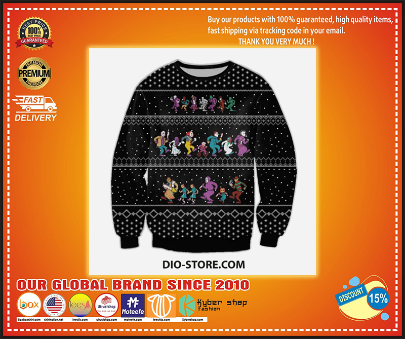 THE HORROR CHRISTMAS VACATION UGLY CHRISTMAS SWEATER