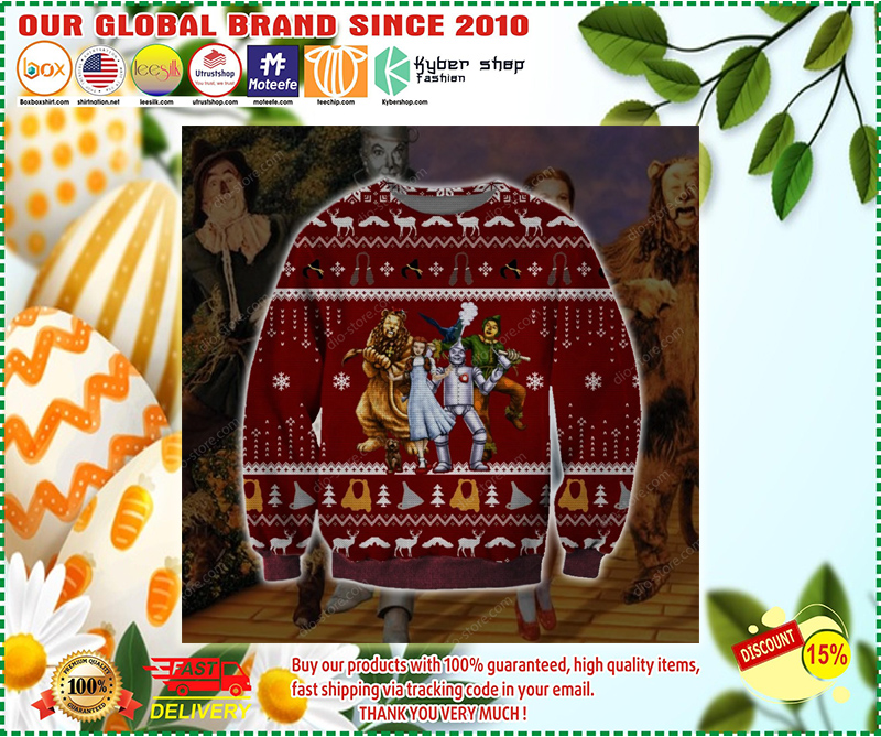 THE WIZARD OF OZ UGLY CHRISTMAS SWEATER
