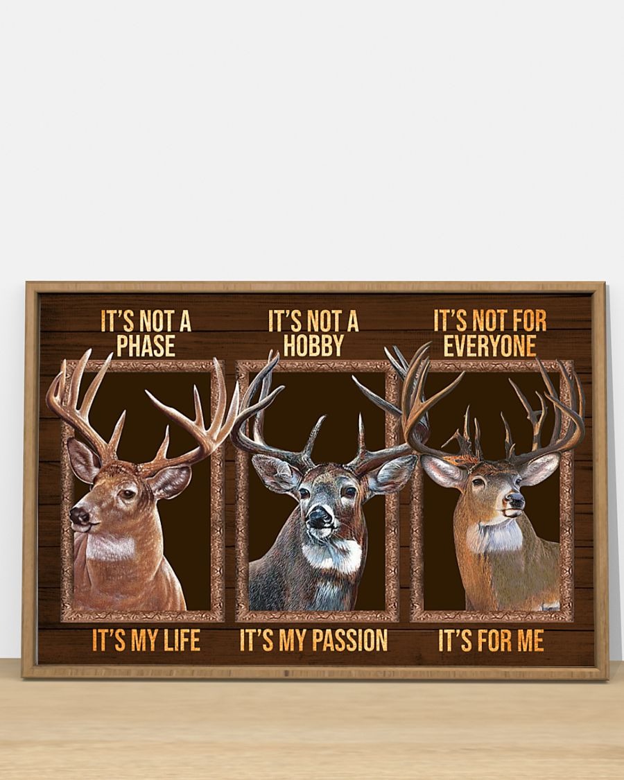 Deer It's not a phase poster