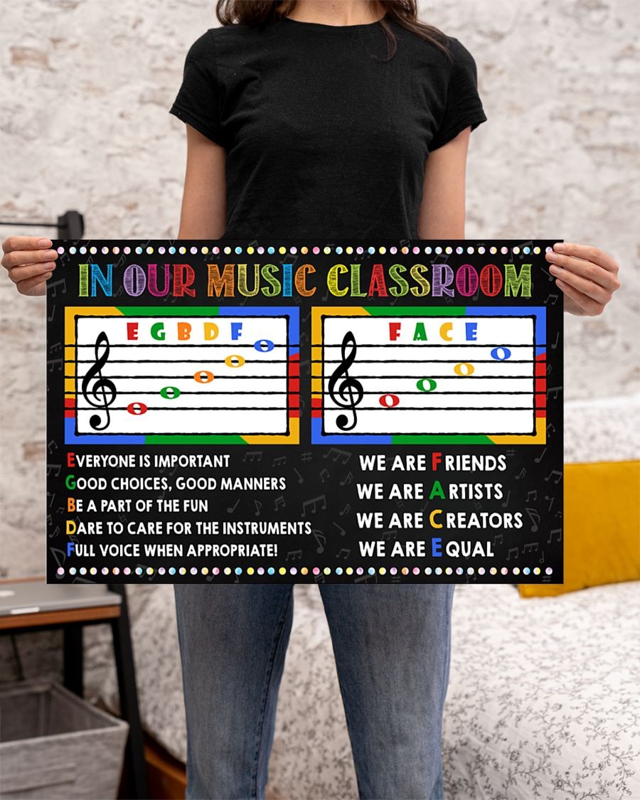 In our music classroom poster
