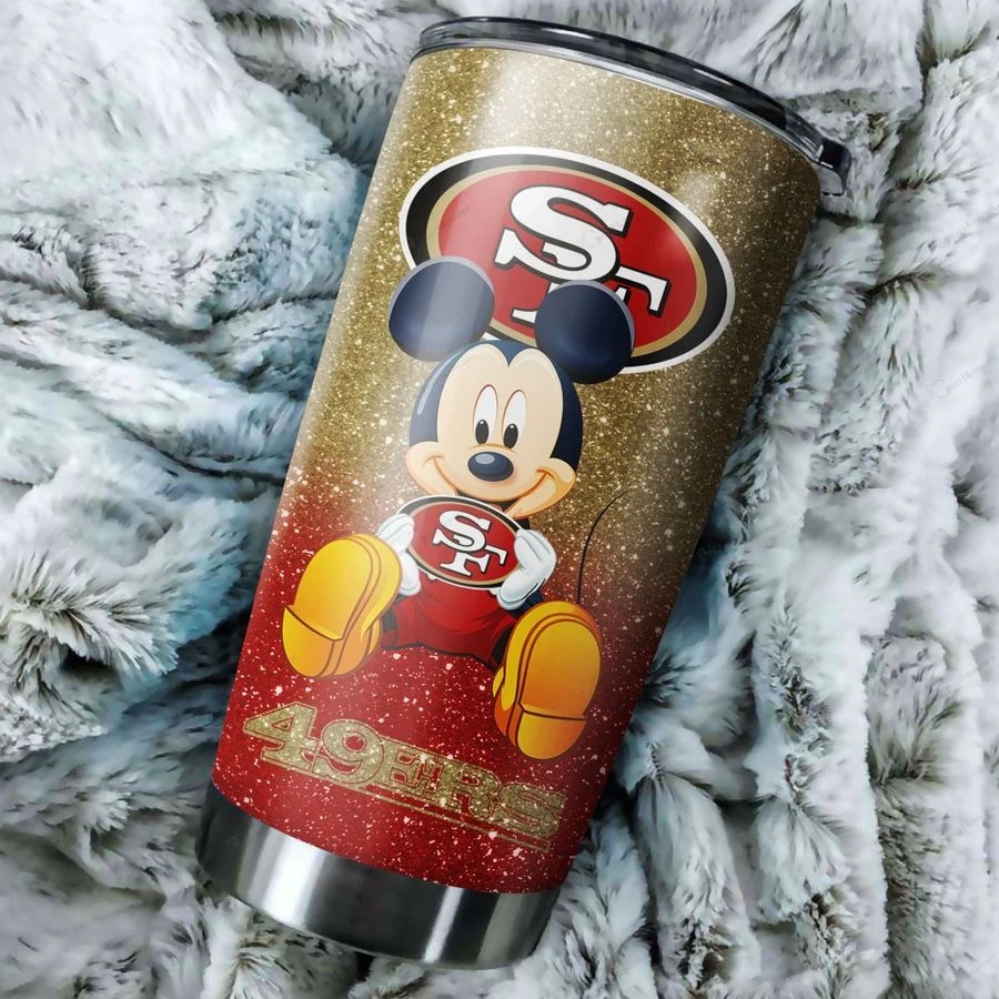 Mickey San Francisco 49ers custom name tumbler