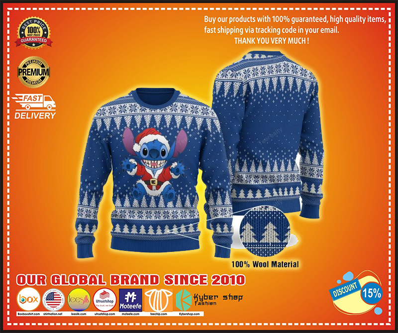 Stitch ugly christmas sweater
