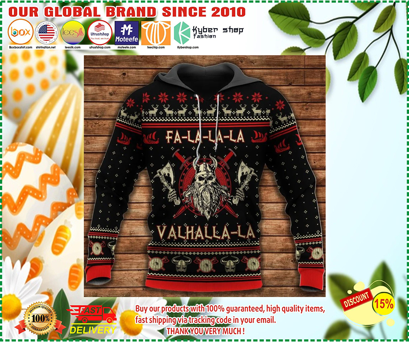 Viking pattern 3d hoodie