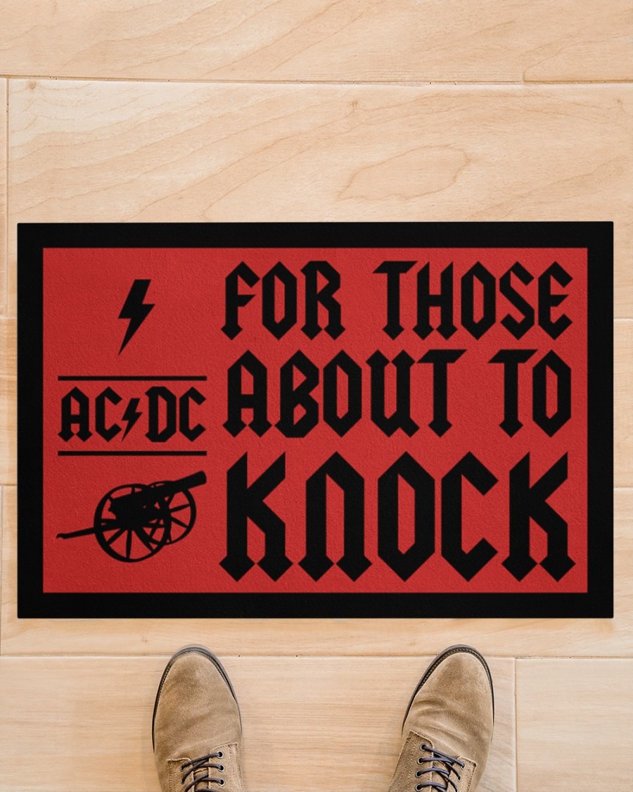 AC DC for those about to knock doormat