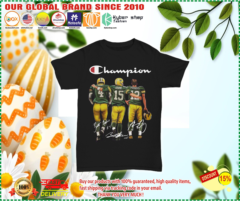 Champion Green Bay Packers favre starr rodgers shirt