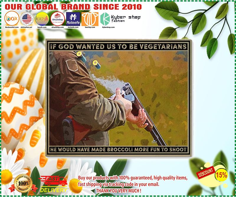 If god wanted us to be vegetarians poster 1