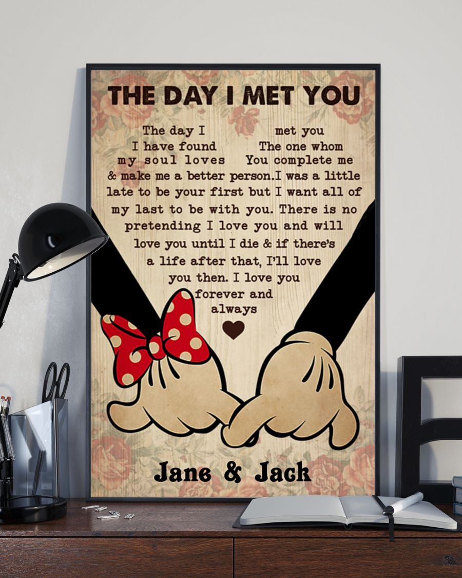 Mickey and Minnie the day I met you poster