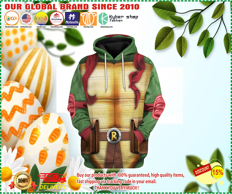 Raphael Raph Teenage mutant ninja turtles Cosplay Custom hoodie