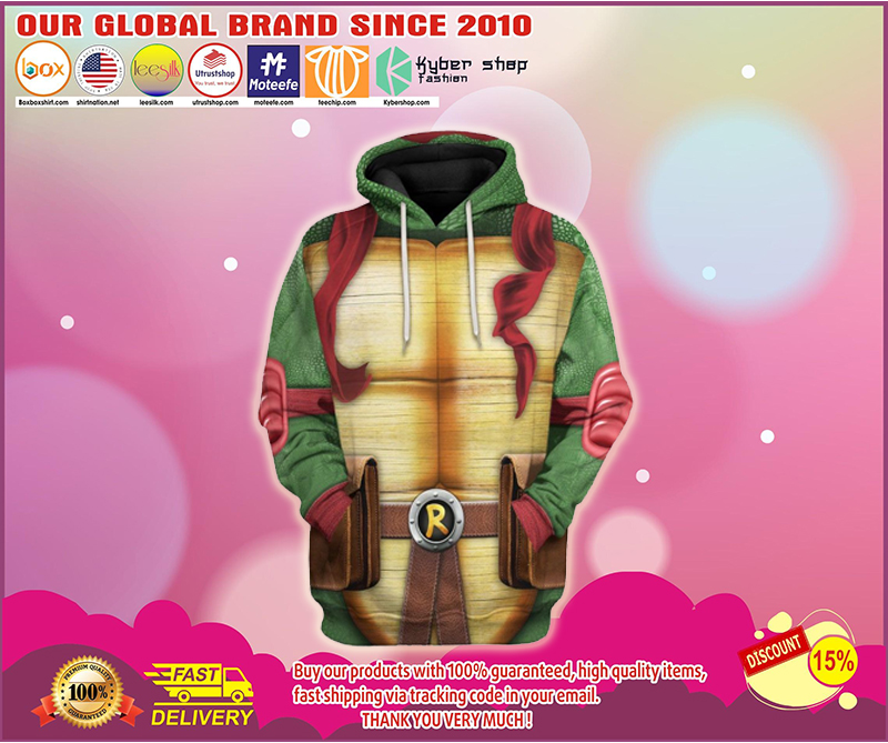 Raphael Raph Teenage mutant ninja turtles Cosplay Custom hoodie