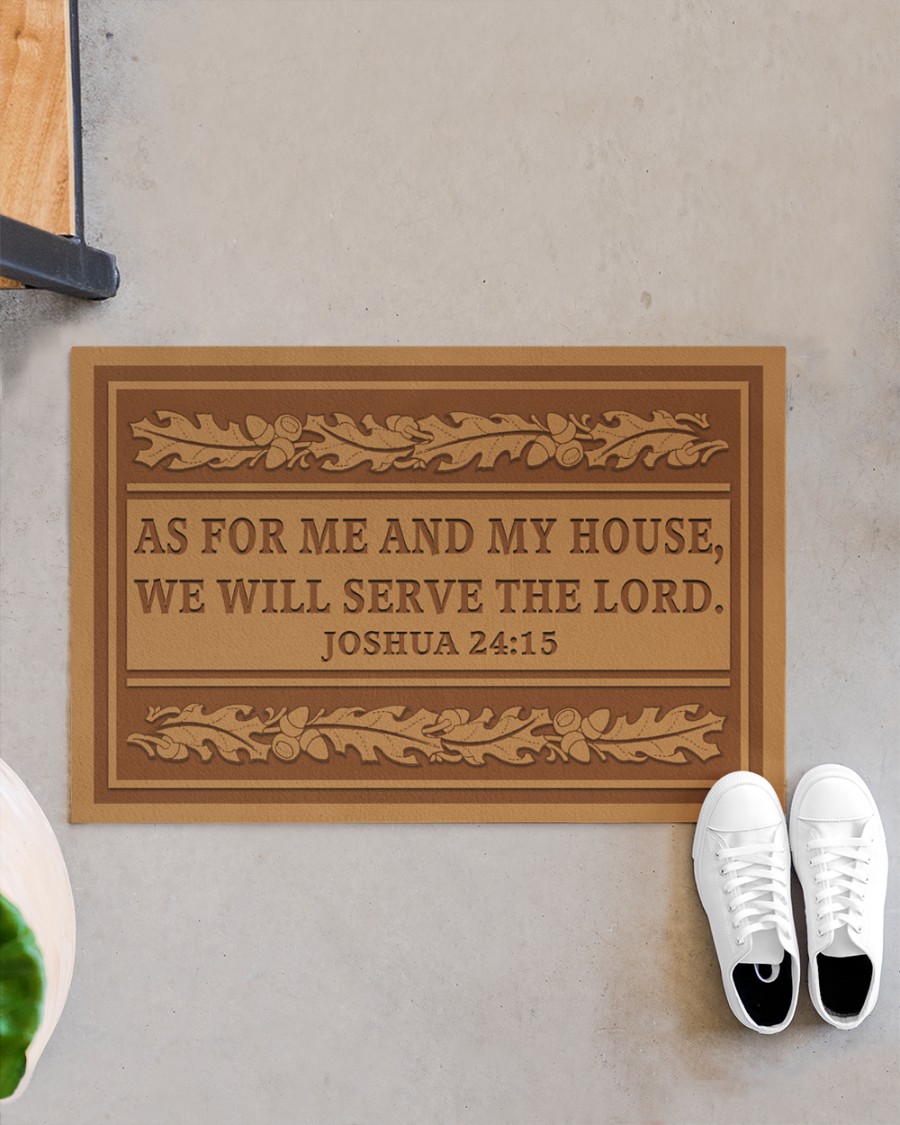 As for me and my house we will serve the lord doormat 2