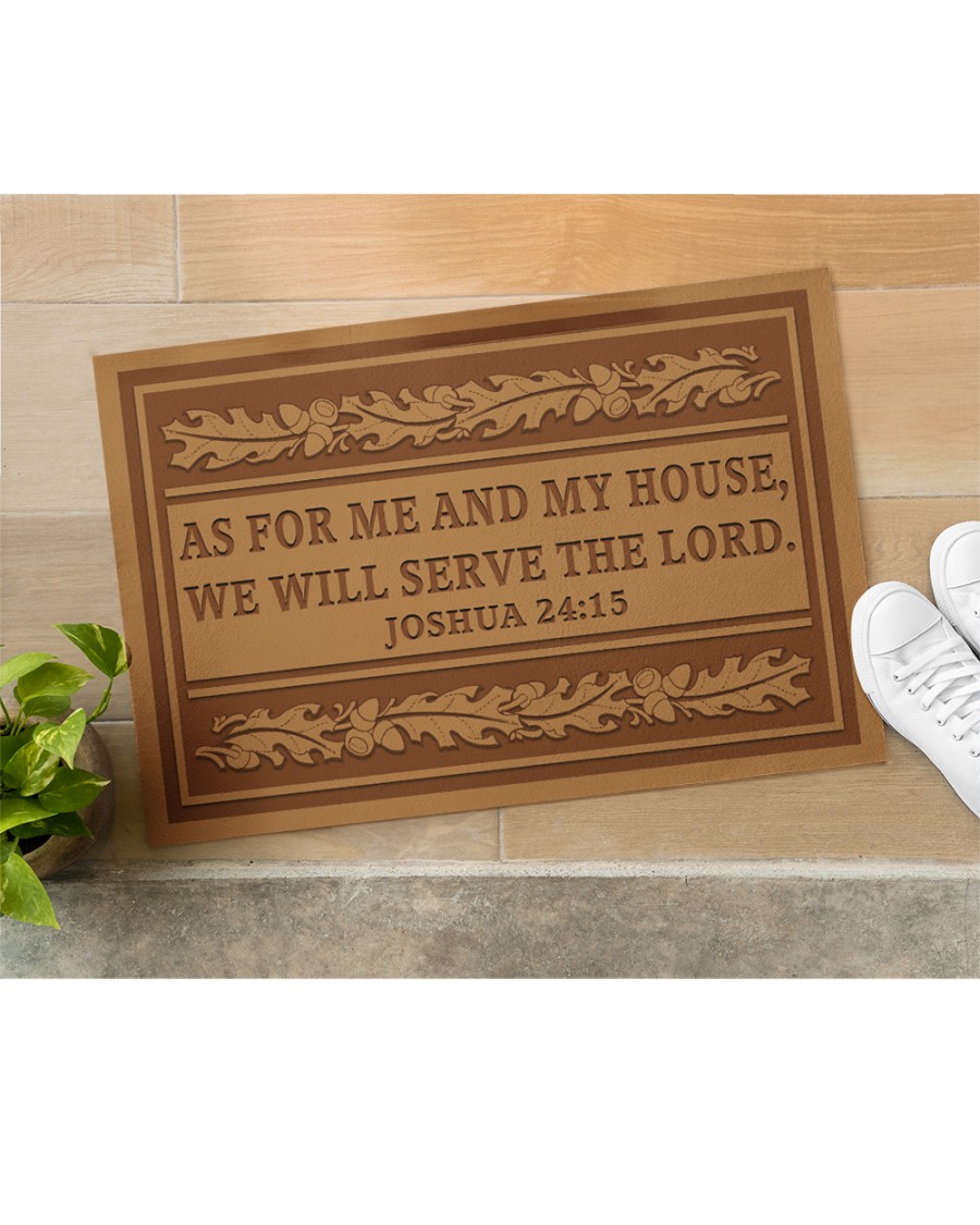 As for me and my house we will serve the lord doormat