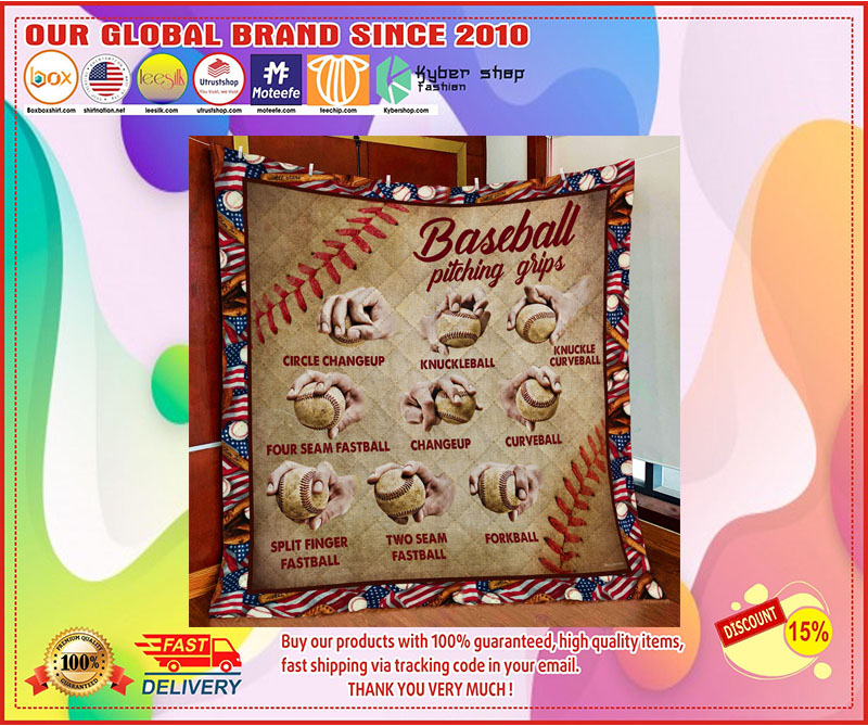 Baseball pitching grips quilt 5