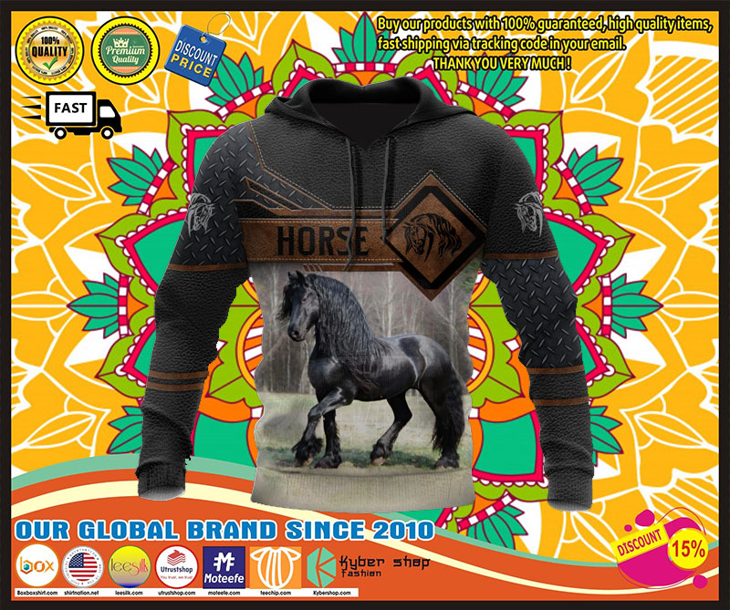 Horse 3D hoodie 4
