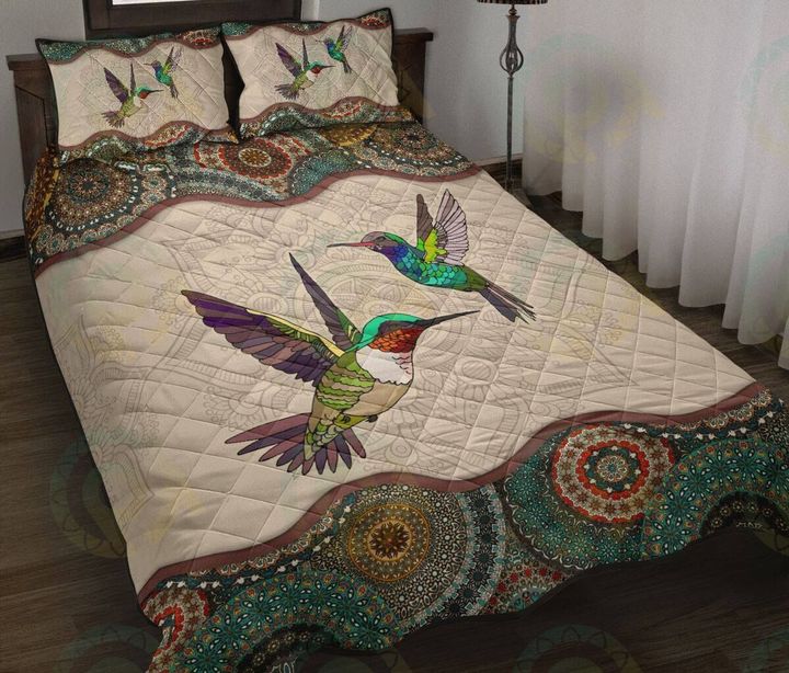Humming bird bedding set 2