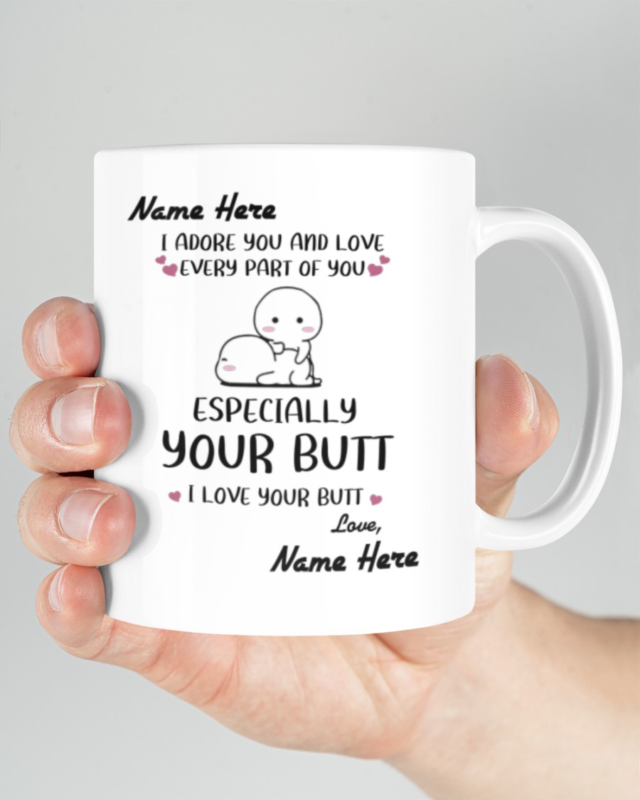 I adore you and love every part of you custom name mug 1