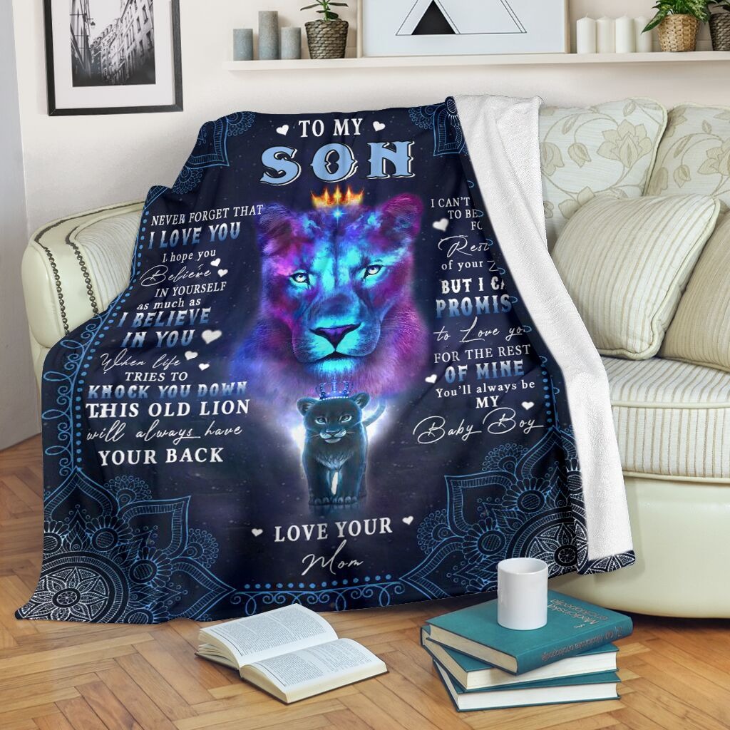 Lion To my son bedding set