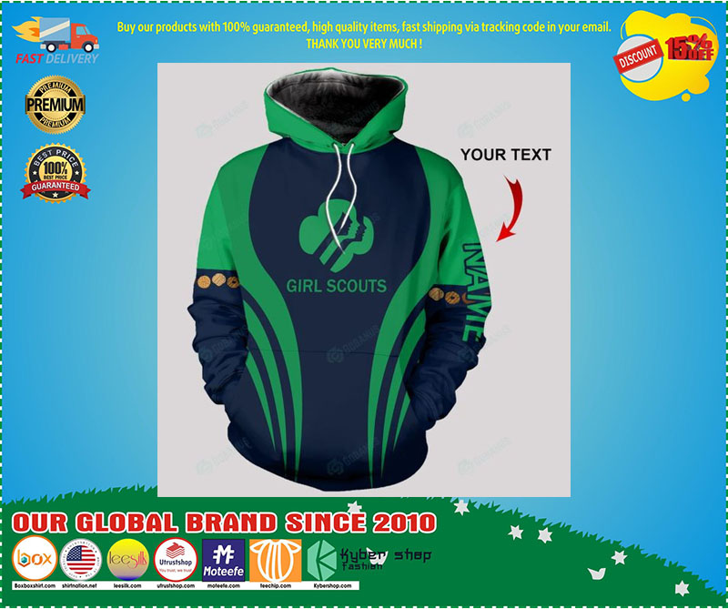 Personalized Girl Scouts 3d hoodie 1
