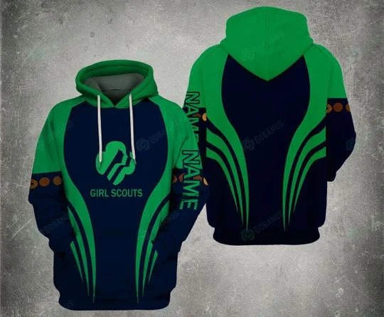 Personalized Girl Scouts 3d hoodie 2