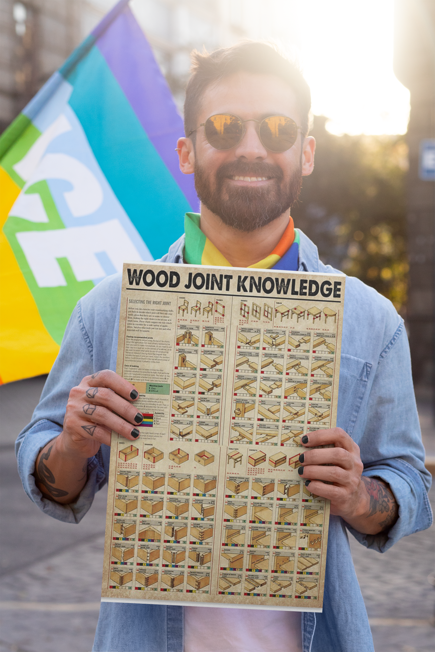 Wood joint knowledge poster 3