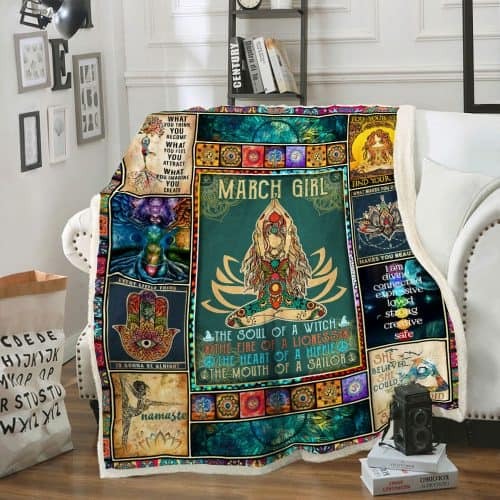 Yoga March girl the soul of the witch the fire of lioness quilt 5