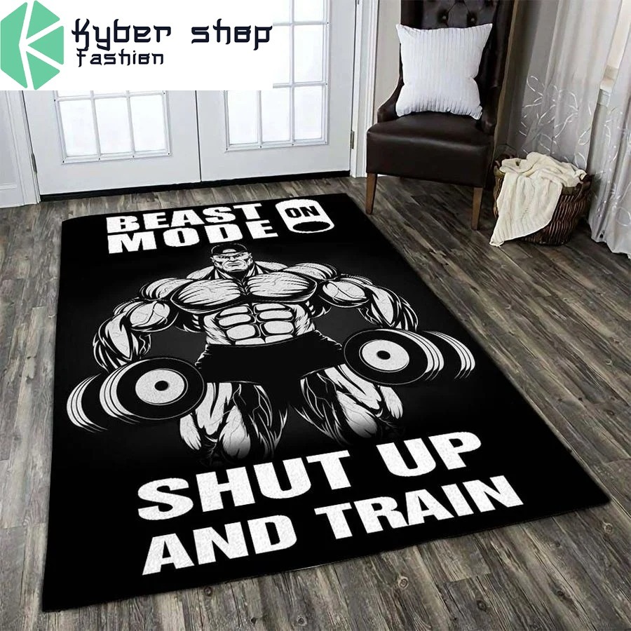 Beast shup up and train rug