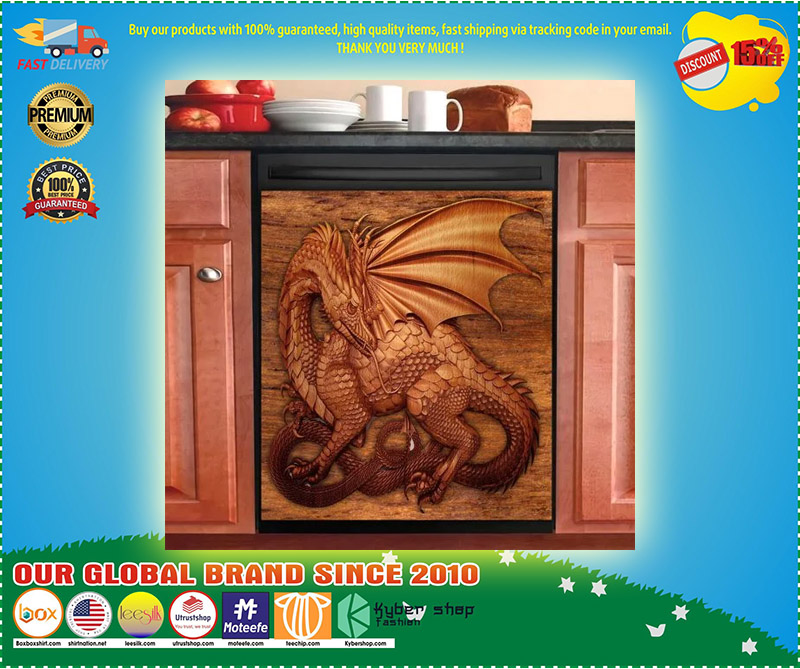 Dragon decor kitchen dishwasher 3