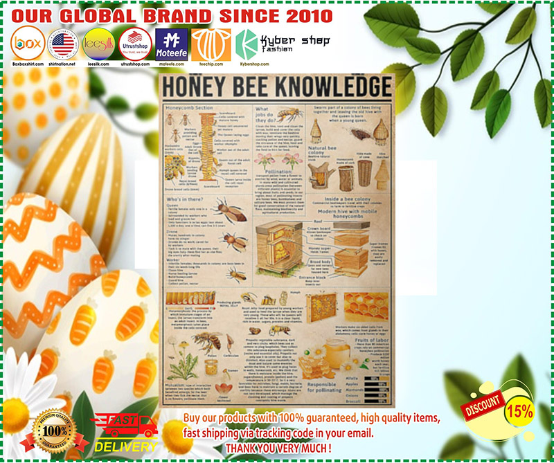 Honey bee knowledge poster 3
