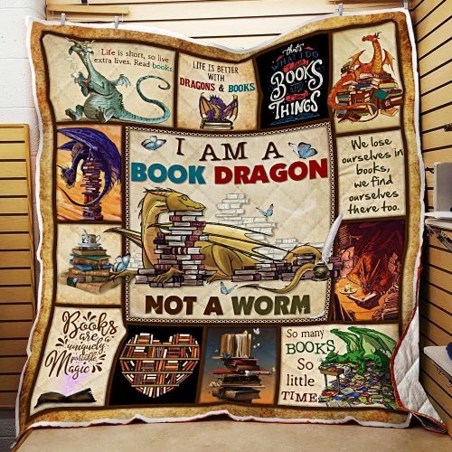 I am a book dragon not a warm quilt