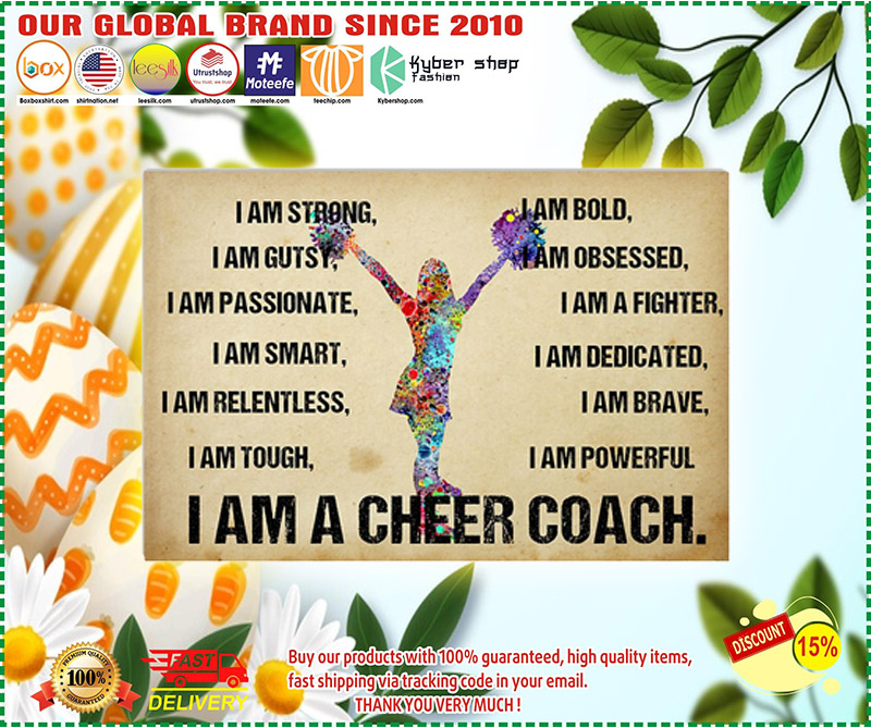 I am a cheer coach poster 1