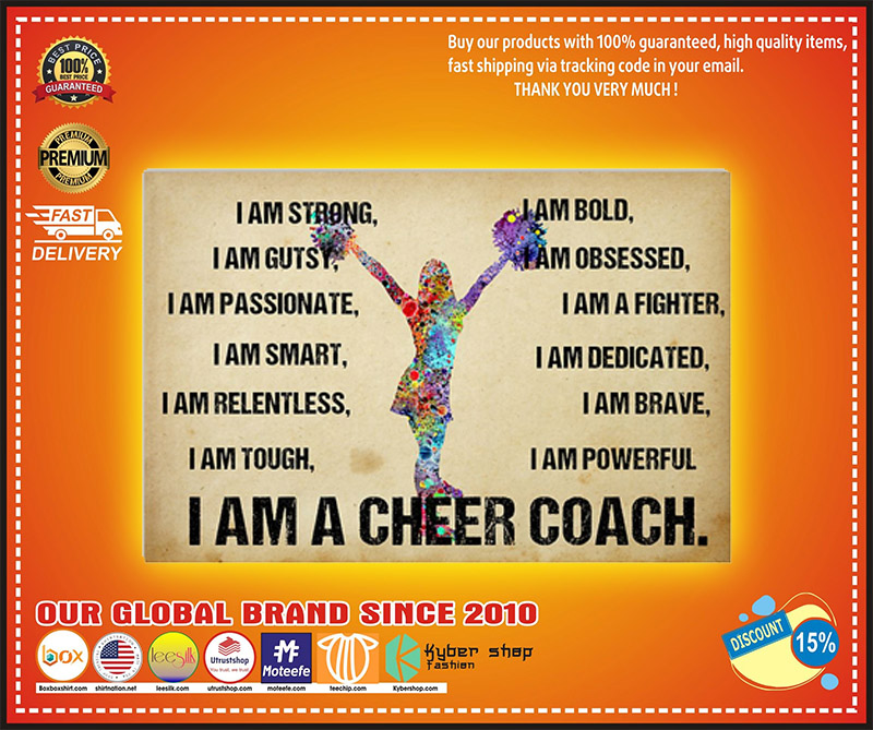 I am a cheer coach poster 2