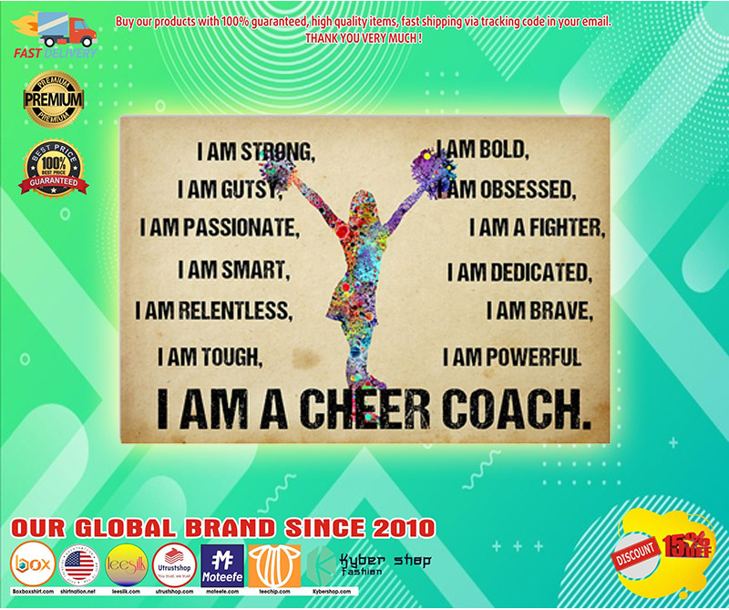 I am a cheer coach poster 3