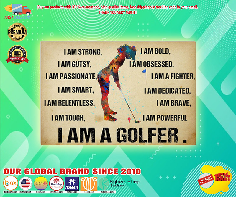I am a golfer poster 3