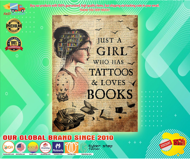 Just a girl who loves books poster 2