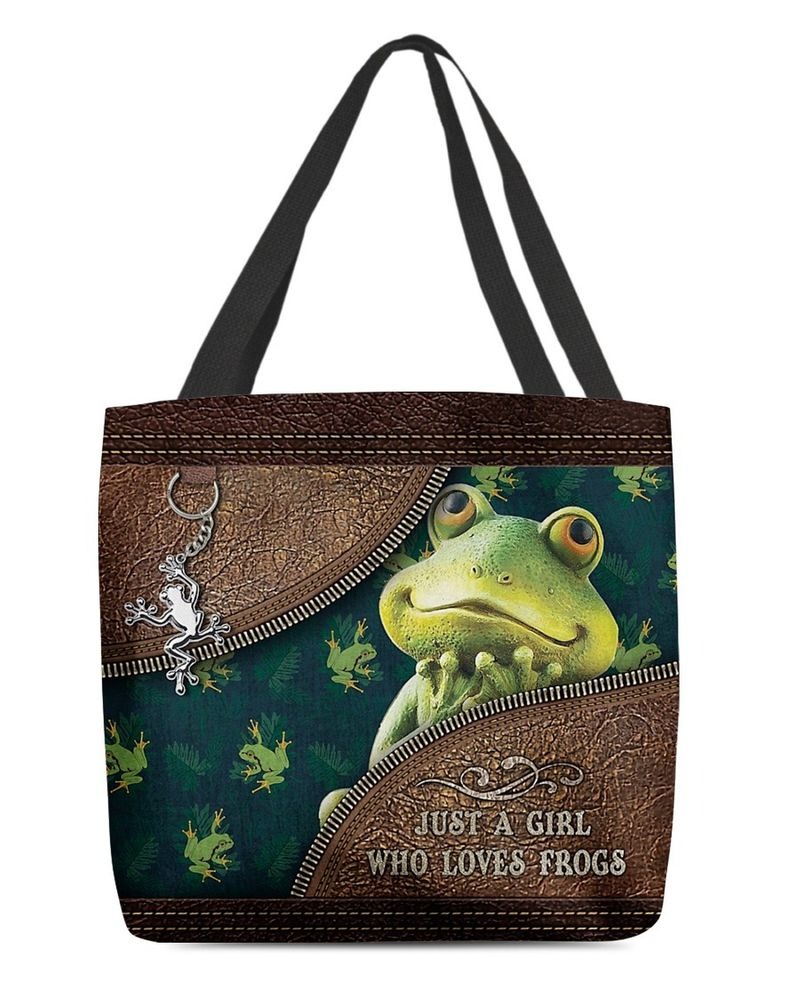Just a girl who loves frogs tote bag