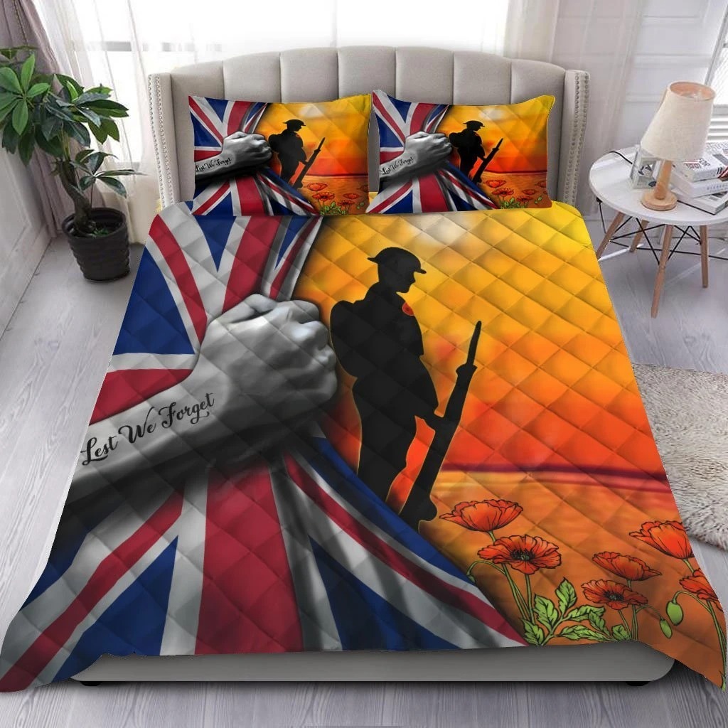 Lest we forget UK veteran bedding set