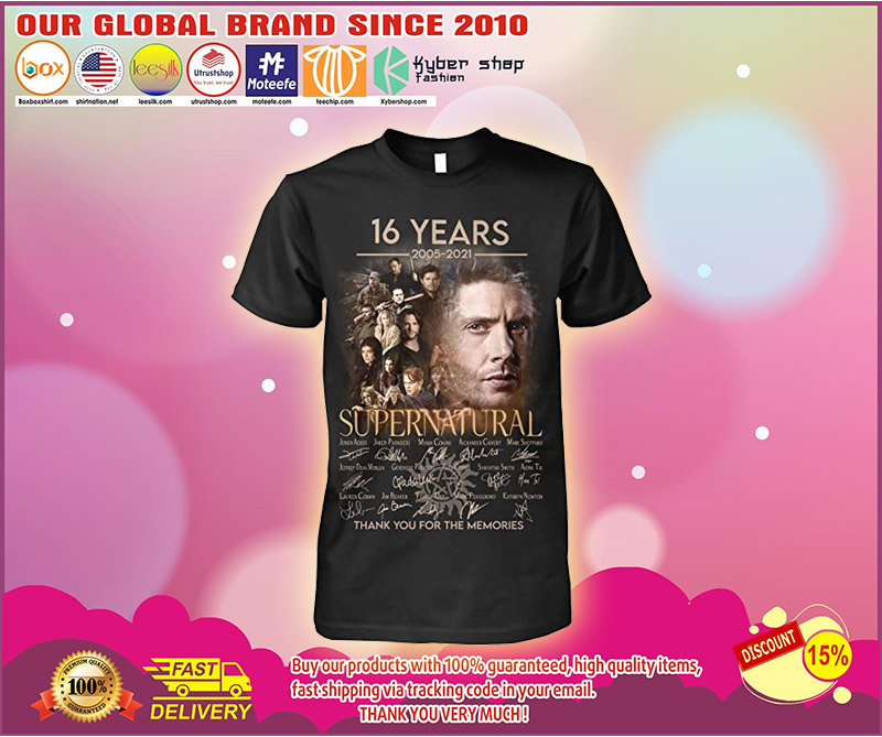 MILCAH 16 Years 2005 2021 Supernatural Lovers Shirt 1
