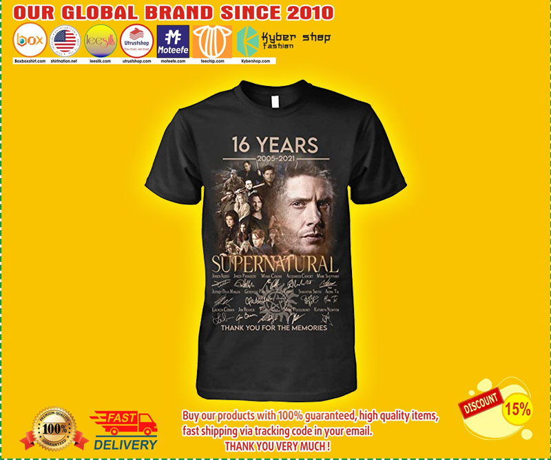 MILCAH 16 Years 2005 2021 Supernatural Lovers Shirt