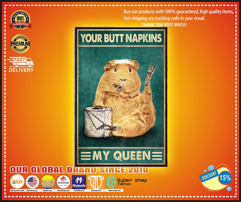 Mouse your butt napkins my queen poster 2 1