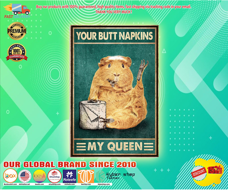 Mouse your butt napkins my queen poster 3 1