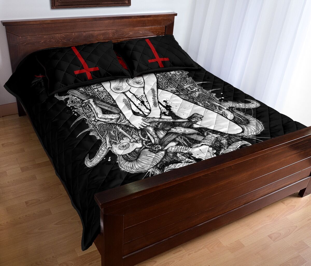 Satan girl bedding set 2