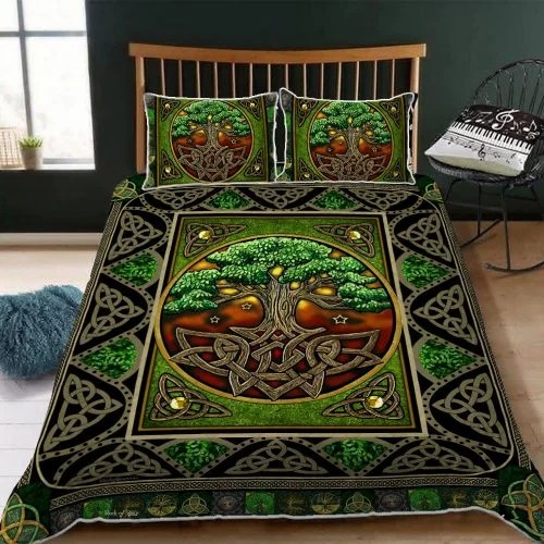 irish celtic tree of life bedding set 4