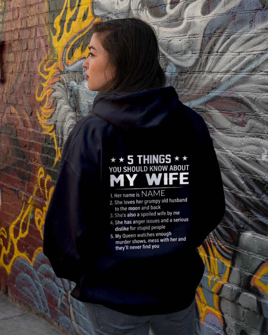 5 Things You Should Know About My Wife Shirt7
