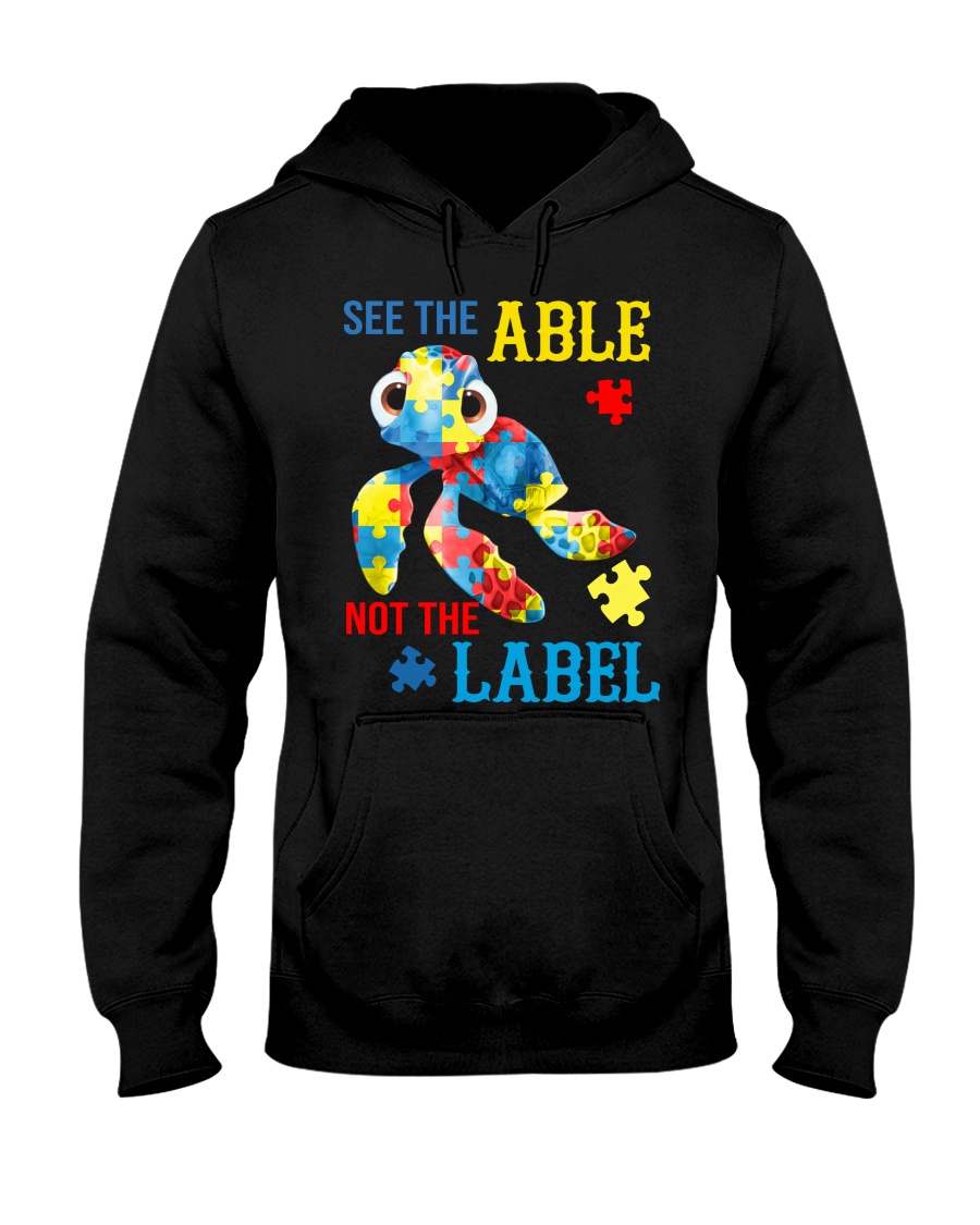Autism Turtle See The Able Not The Label Shirt4