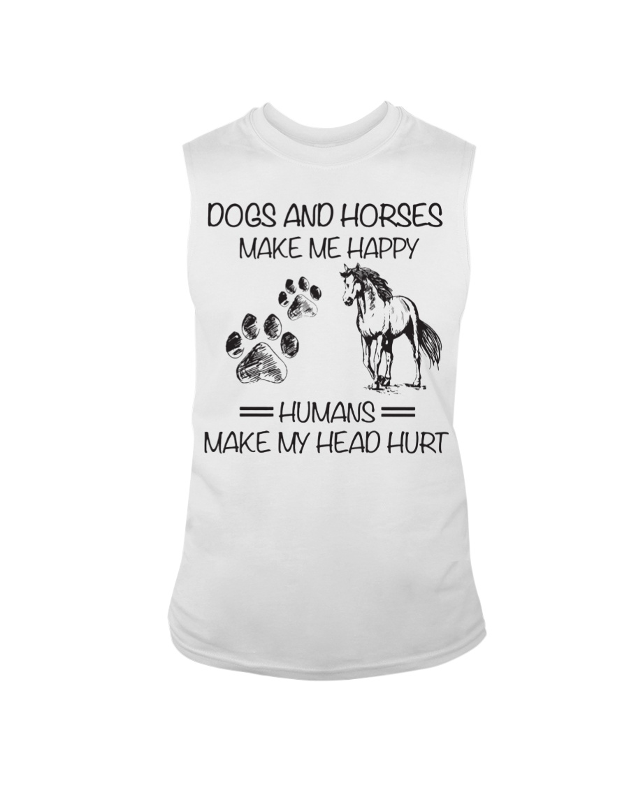 Dogs And Horses Make Me Happy Humans Make My Head Hurt Shirt6