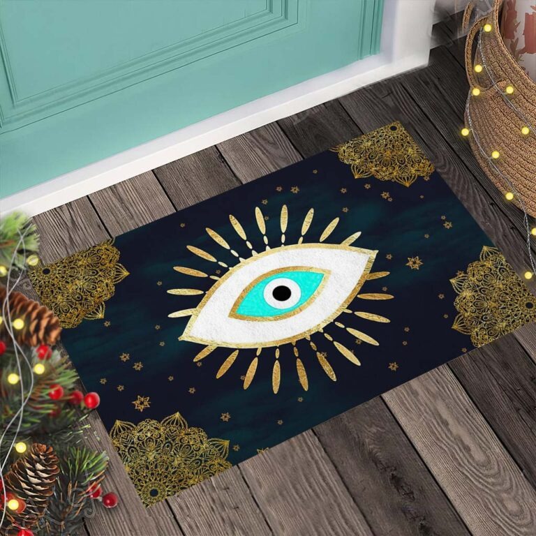 Evil eye doormat 3