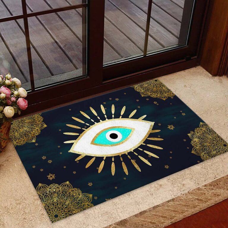 Evil eye doormat 4