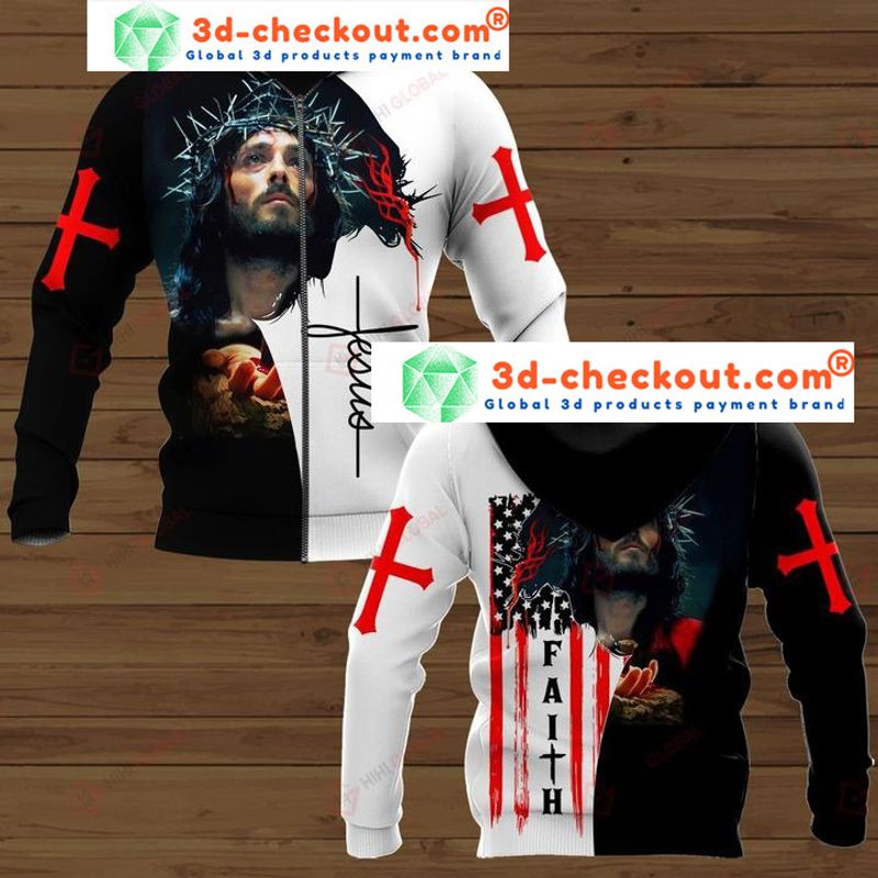 Faith Jesus god 3D hoodie