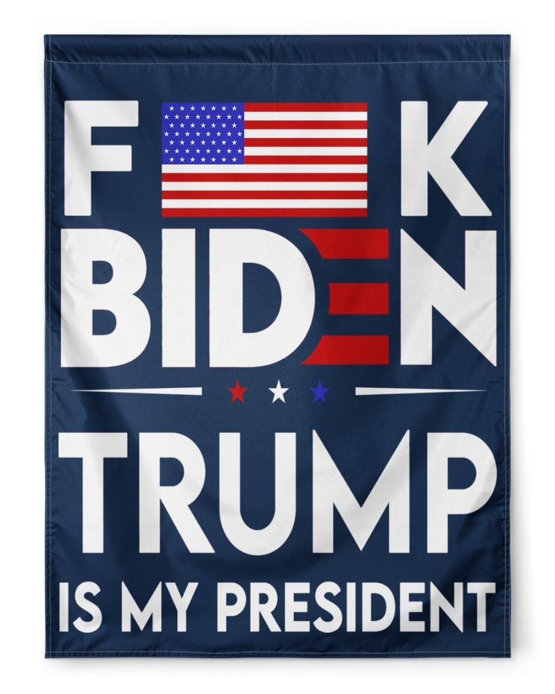FamericanK biden trump is my president flag