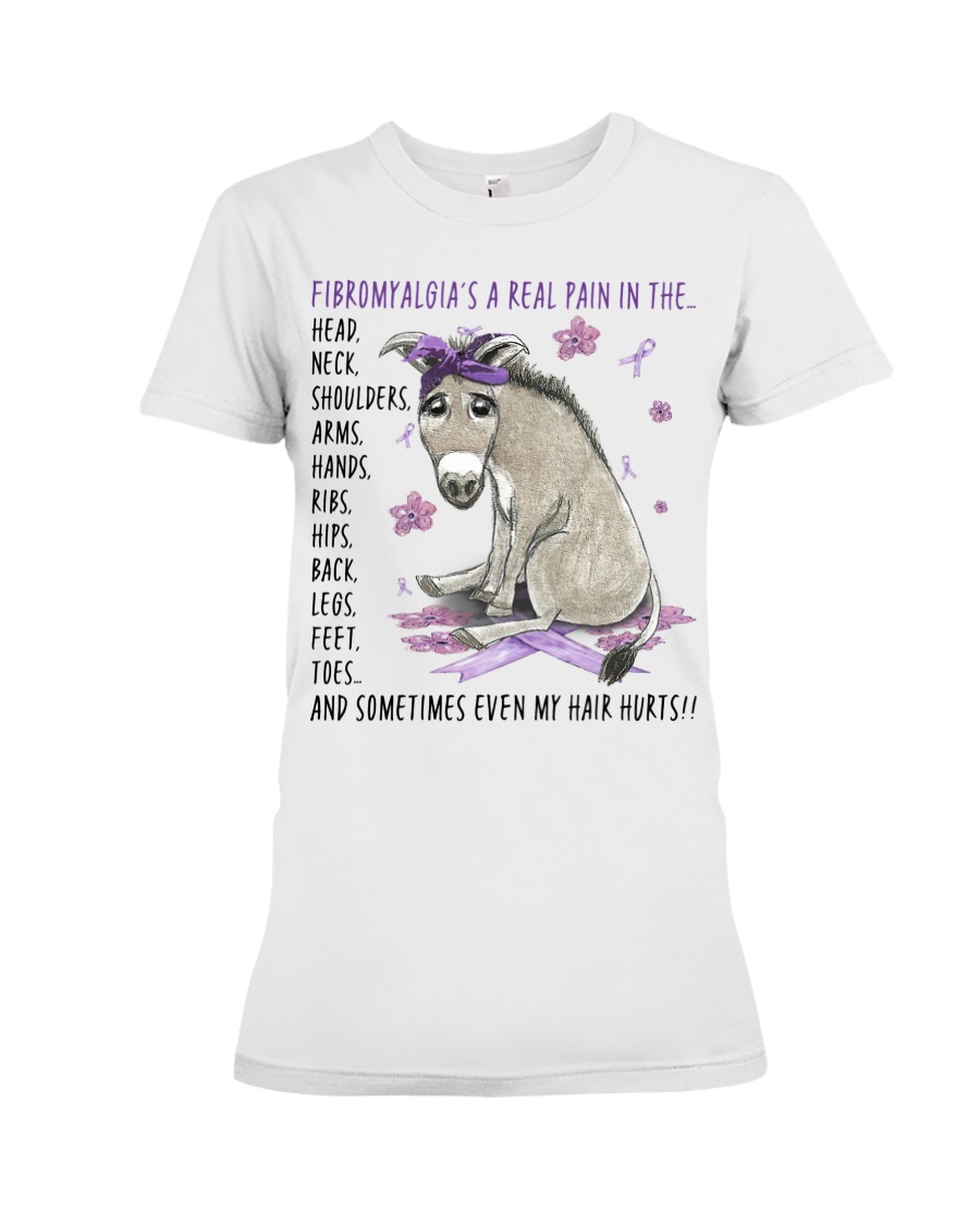 Fibromyalgias A Real Pain In The Head And Sometimes Even My Hair Hurts Shirt3